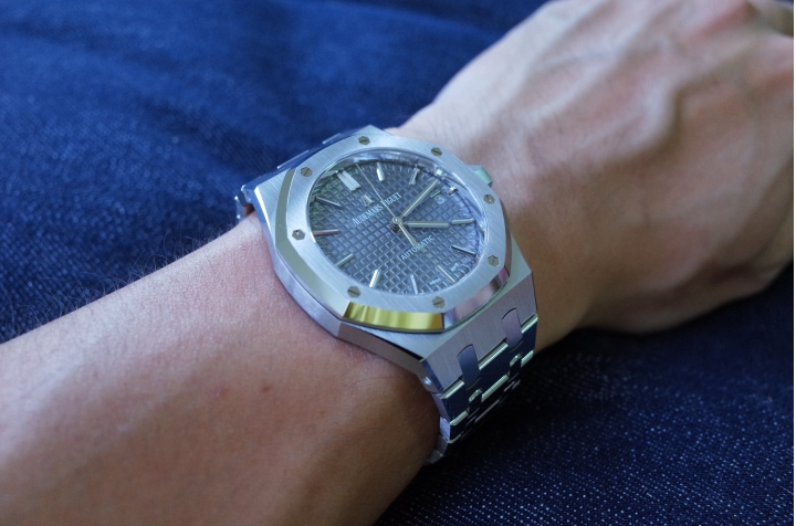 [開箱] 兒時夢想來敲門：AP Royal Oak 15450ST灰面