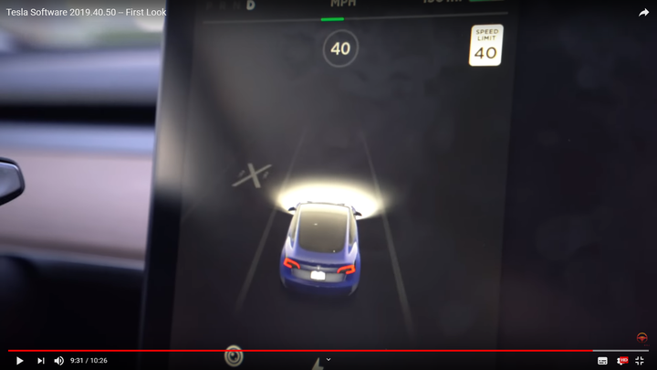《Autopilot》FSD功能預覽 (v2019.40.50)