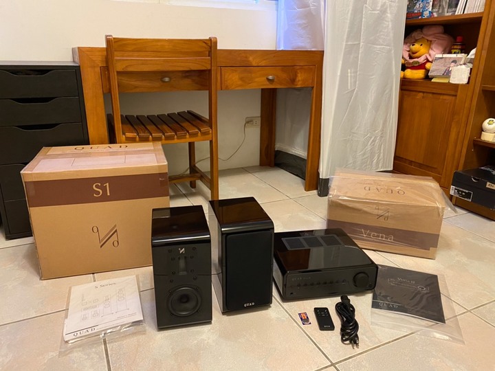 ［開箱分享］沉穩內斂－ QUAD Vena 2藍芽擴大機 & QUAD S1喇叭