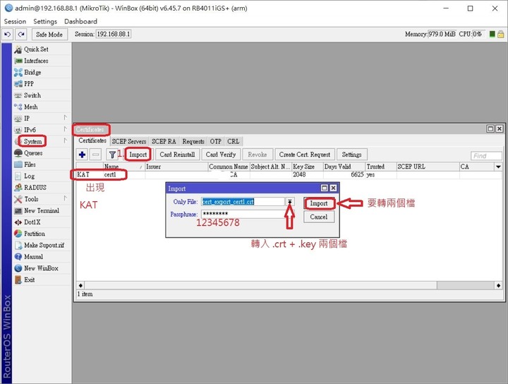 RouterOS OpenVPN 設定- RB4011+RB450*4
