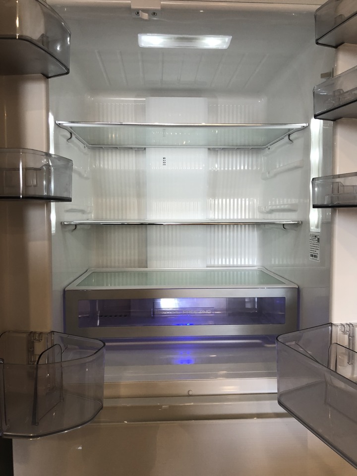 國際牌 雙科技無邊框玻璃500公升四門冰箱NR-D500NHGS-W(白)開箱分享