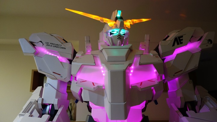 獨角獸鋼彈 紙模型 RX-0 Unicorn Gundam 2.5Meter 1/7.2