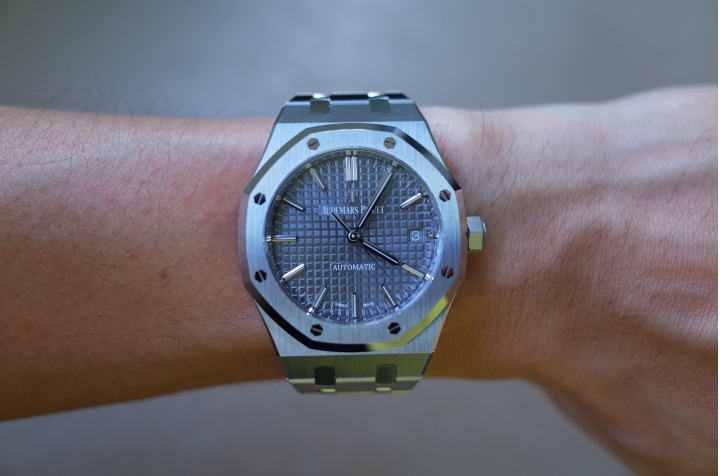 [開箱] 兒時夢想來敲門：AP Royal Oak 15450ST灰面