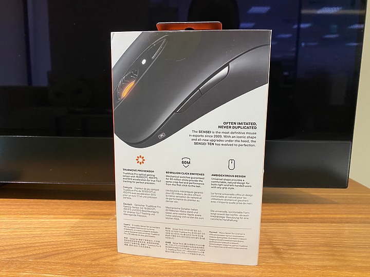 【交換禮物19】SteelSeries 帶來經典滑鼠最新版 SENSEI TEN 交換囉!