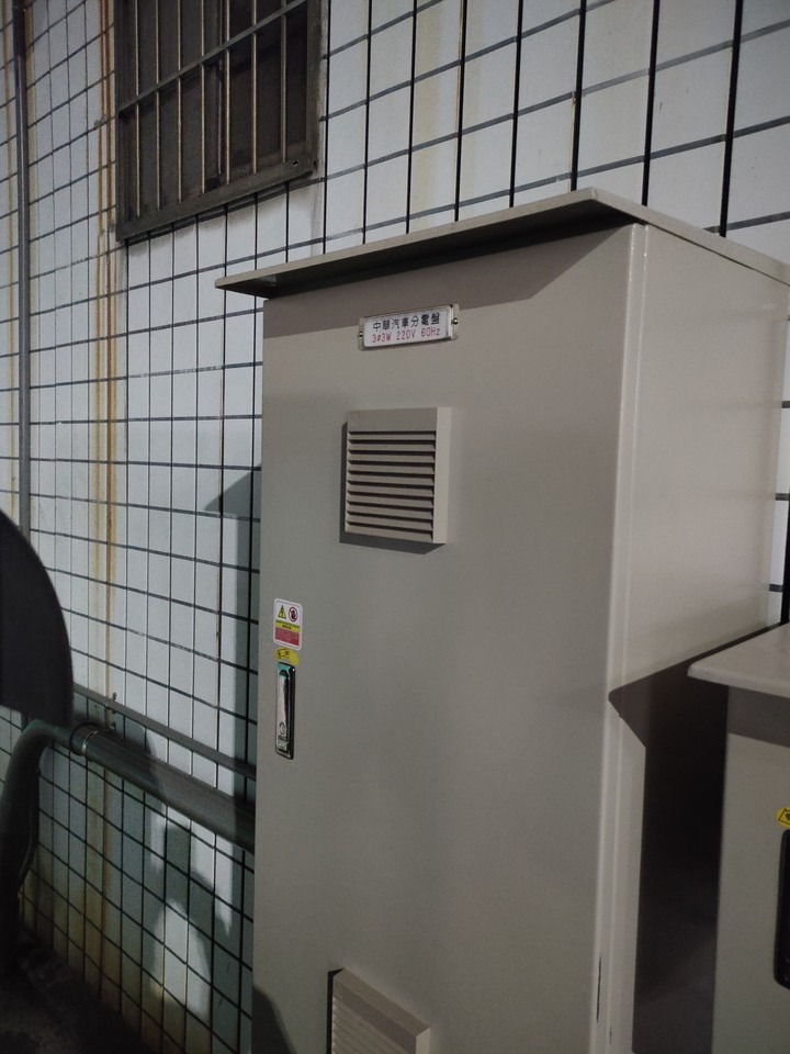 中油大竹加油站Gogoro電池交換站撤站後，Ionex換電站和中華充電站建置中