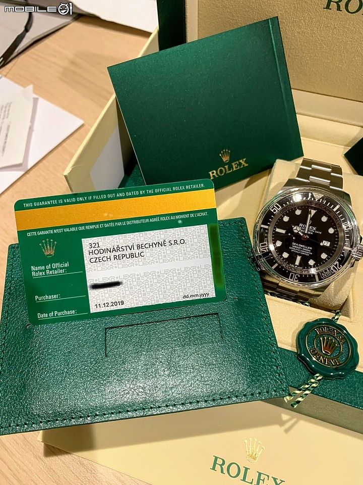 布拉格購錶分享 126660 Sea-Dweller black