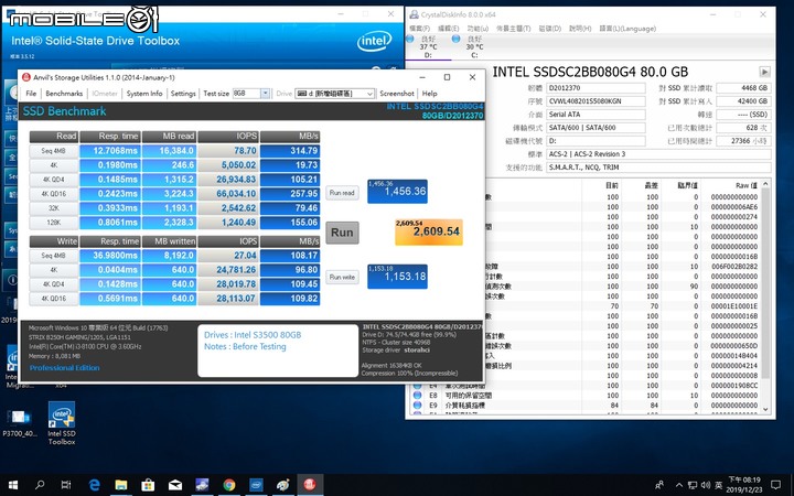Intel企業級SSD寫到掛測試(DC S3500 80GB)-Week ?(Day懶得數了)，突破300TB