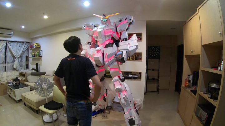 獨角獸鋼彈 紙模型 RX-0 Unicorn Gundam 2.5Meter 1/7.2