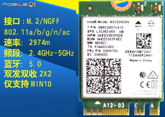 LENOVO X260  網卡升級   AX200