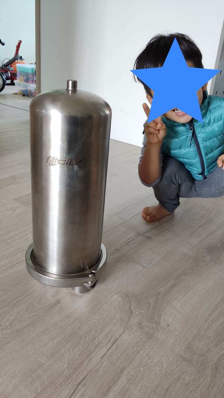 等了一年，終於裝了全戶濾水器