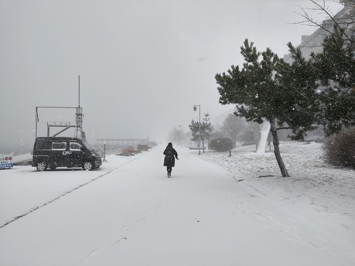 大雪紛飛的北海道之旅_HTC U12拍攝