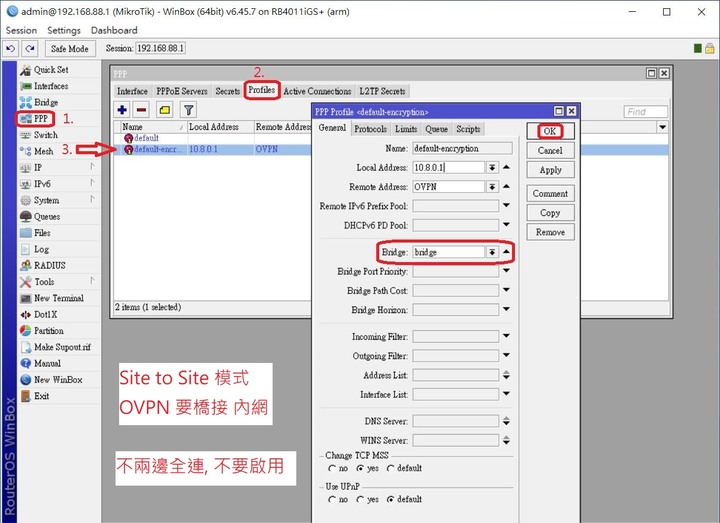 RouterOS OpenVPN 設定- RB4011+RB450*4