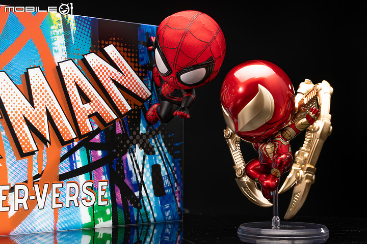 滿滿的 Spider-Man！Hot Toys《蜘蛛人：新宇宙》燈箱、Cosbaby玩偶開箱報告