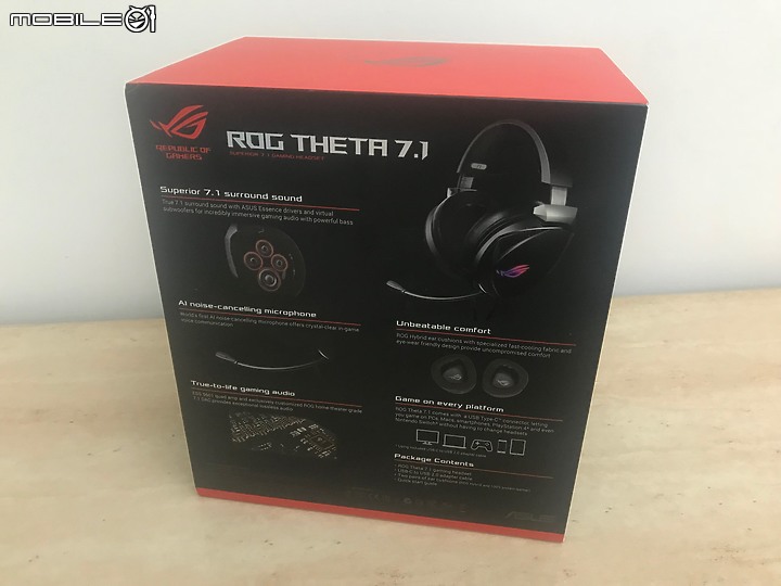 領紅包入手-真7.1 ROG Theta 7.1聲道開箱分享