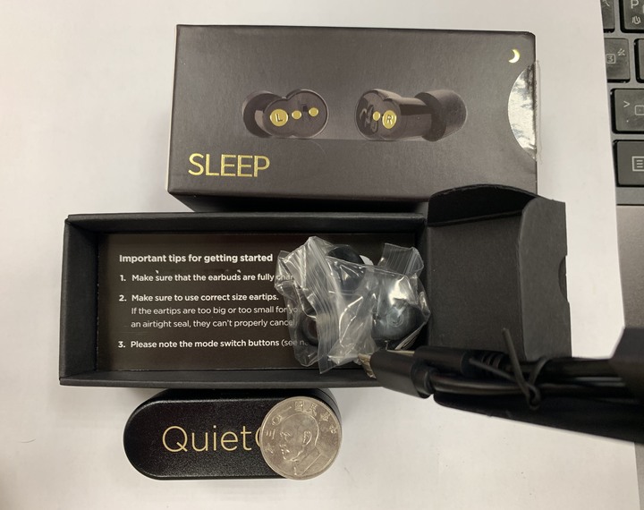 QUIETON Sleep 耳塞開箱與初步睡眠偵測結果