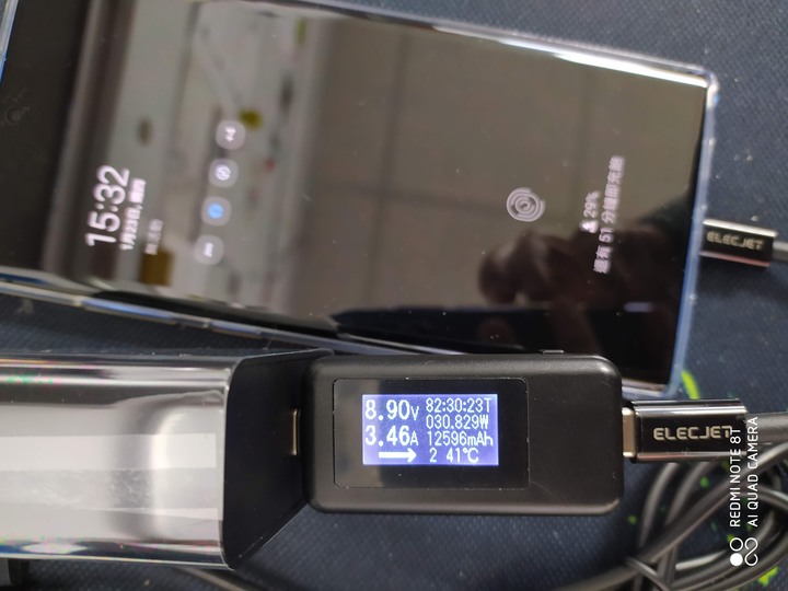 Elecjet行動電源與PPS旅充開箱加充Note10+測試