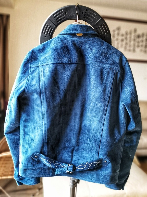 [選前開箱] JEANSDA Cassidy Western Jacket 金斯大卡西迪藍染馬麂皮西部外套