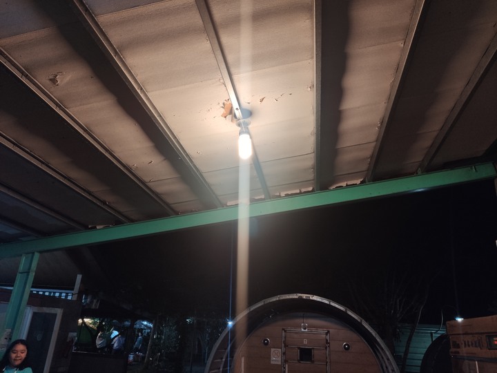 小米9的夜拍嚴重星芒