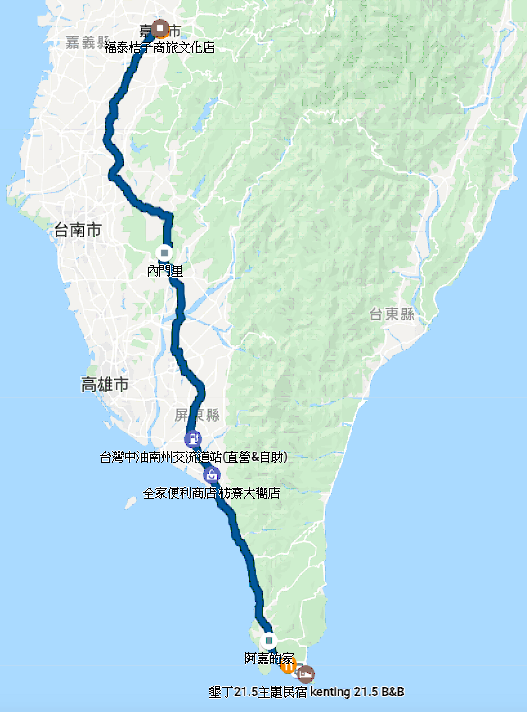 2020.1.6~1.10 半百胖叔5天4夜 思考未來方向環島行