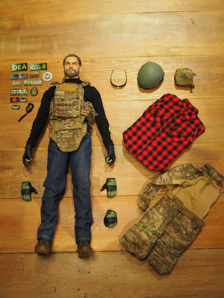入坑! DAMTOYS 78063 US DEA SRT 1/6 軍事人偶開箱