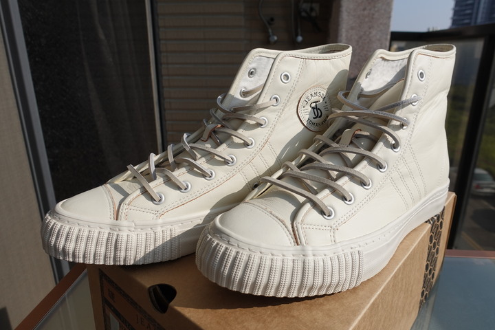 [開箱分享] JEANSDA Ivory White TOMAHAWK Vulcanized Vulcanized Shoes 象牙白馬皮加硫鞋