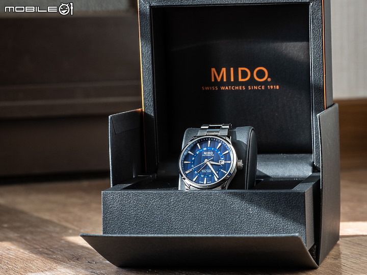 點我看大圖 送給自己的小禮物,MIDO 先鋒MULTIFORT Dual Time 開箱