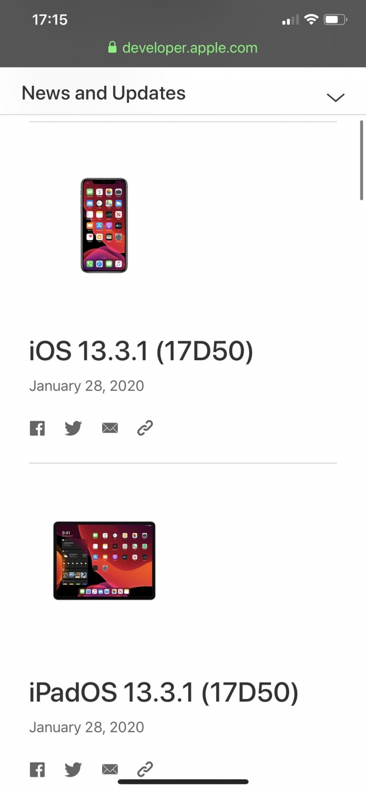iOS 13.3.1