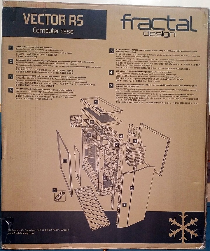 點我看大圖 萬眾矚目Fractal design年度旗艦 Vector RS Dark TG機殼開箱