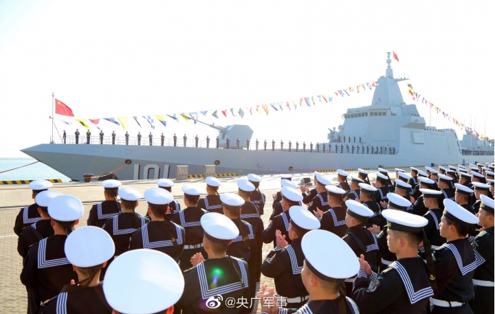 055萬噸大驅今天服役