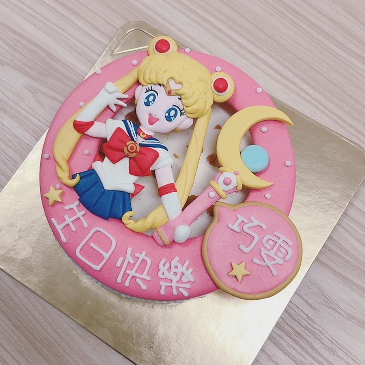 美少女戰士生日蛋糕推薦,懷舊卡通造型蛋糕製作方法分享~