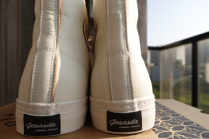 [開箱分享] JEANSDA Ivory White TOMAHAWK Vulcanized Vulcanized Shoes 象牙白馬皮加硫鞋