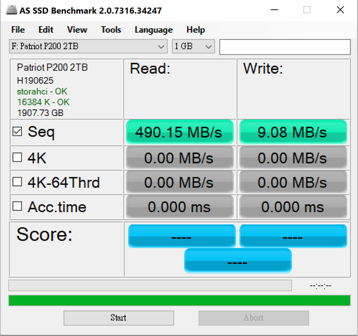 請問高手，SSD寫入異常緩慢的原因?(非溫度過高&空間不足)