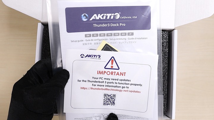 開箱 OWC/AKiTiO Thunderbolt 3 Dock Pro