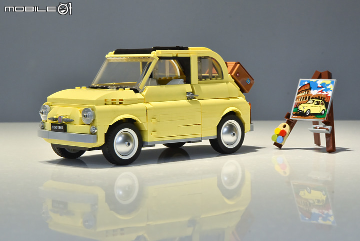 【搭真車一起開箱！】樂高Lego 10271 Fiat 500，各項經典元素完整重現！