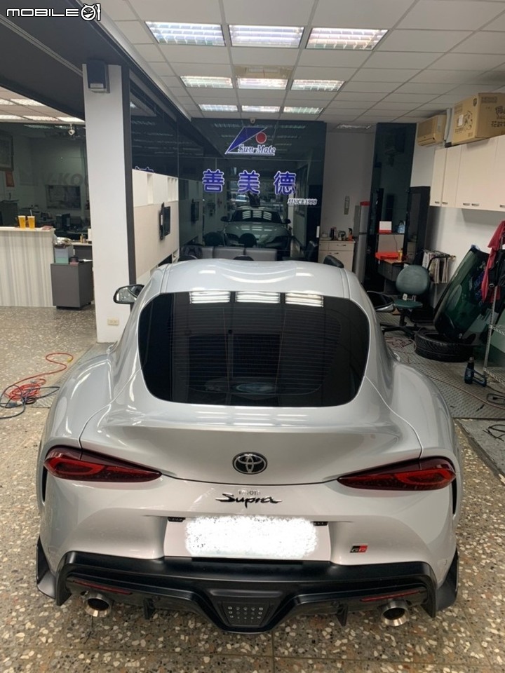 新車 Toyota GR Supra 選用高CP值隔熱紙