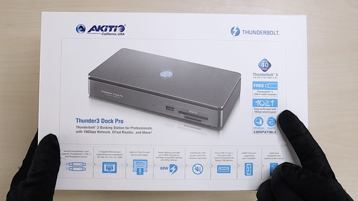 開箱 OWC/AKiTiO Thunderbolt 3 Dock Pro
