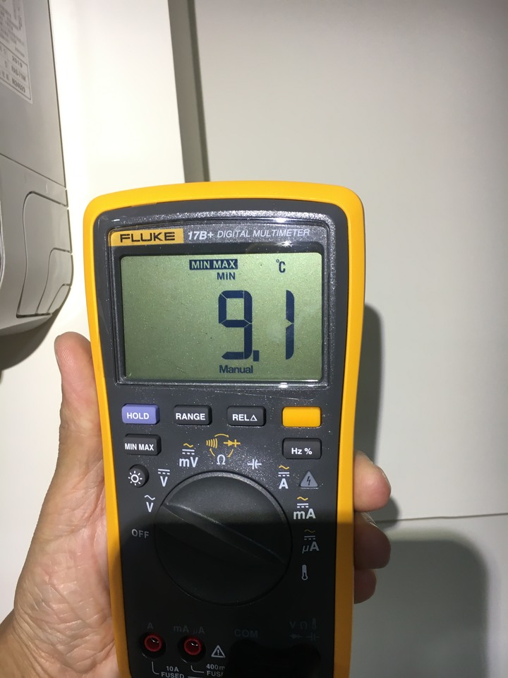 日立冷氣 RAC 71NK 拆裝 測溫差評估是否有銅管彎折過度