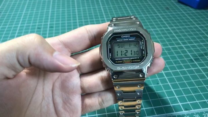 改裝版本的Casio GMW-B5000銀，不知道大家喜不喜歡改裝的Casio