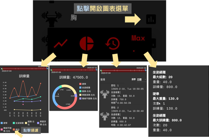 點我看大圖 (分享)自製Android健身紀錄APP