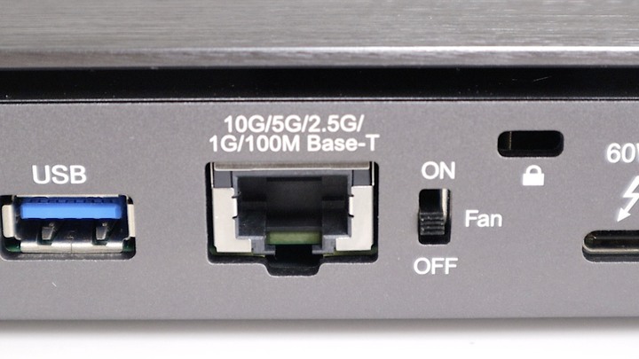 滿足專業特殊族群的 Thunderbolt 3 Docking，配備 10GbE、eSATA、12V 風扇散熱