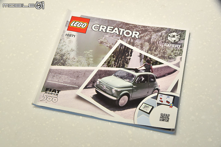 【搭真車一起開箱！】樂高Lego 10271 Fiat 500，各項經典元素完整重現！