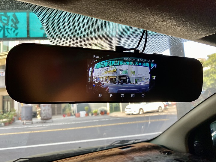 [小米MIUI] 後照鏡行車紀錄器+後鏡頭開箱安裝實錄