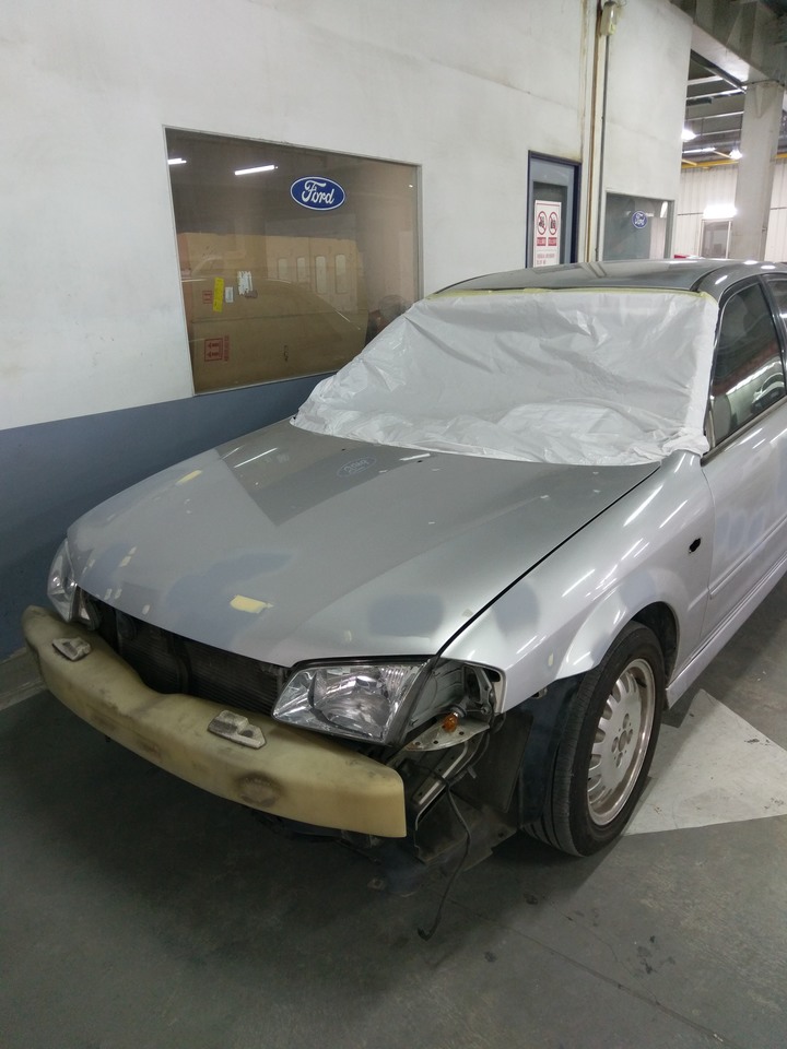 99年 Tierra 1.8 ghia 21歲的生日禮物~（單元２全車鈑烤-原廠篇）