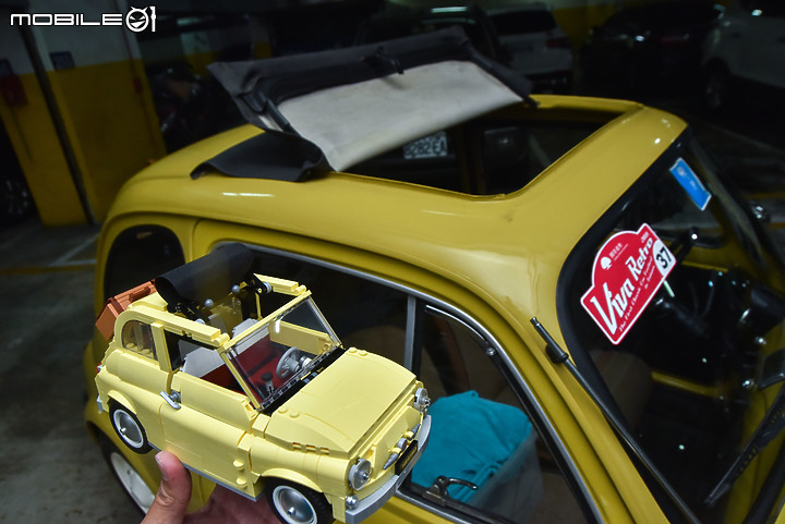 【搭真車一起開箱!】樂高Lego 10271 Fiat 500,各項經典元素完整重現!