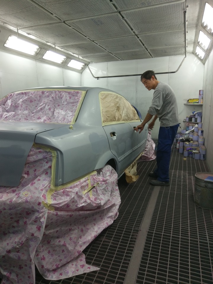 99年 Tierra 1.8 ghia 21歲的生日禮物~（單元２全車鈑烤-原廠篇）