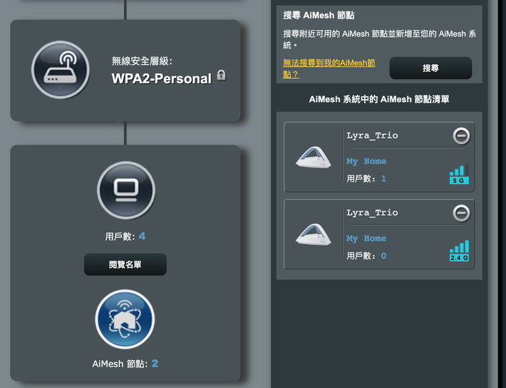 Asus Lyra Trio 更新韌體後災情慘重 wifi連不上