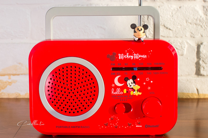DeltaPro 復古藍芽喇叭開箱 | Disney 迪士尼系列 – 4款可愛造型 身兼廣播收音機