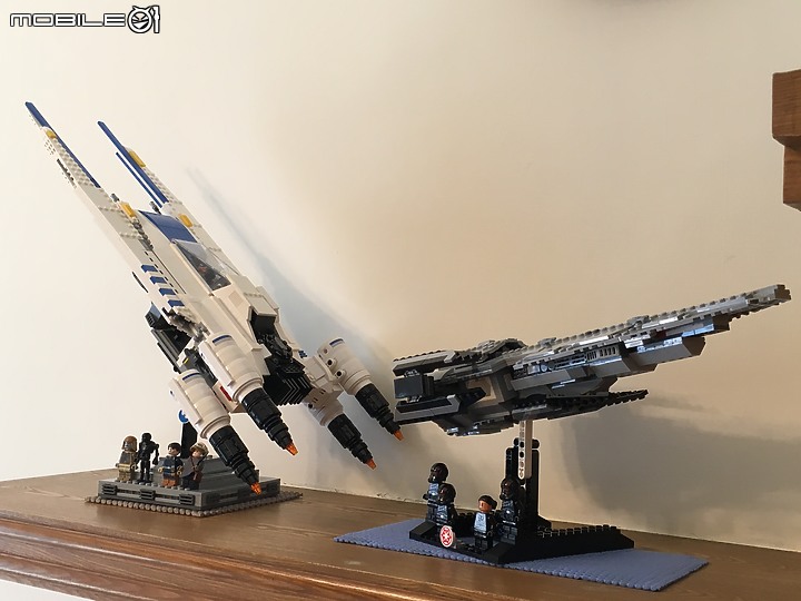 LEGO Rogue one 75155 U-Wing "改" 晚開箱