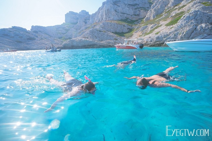 南法｜馬賽Marseille｜Calanques de Marseille卡朗格國家公園｜峽灣健行｜隱密的美麗沙灘