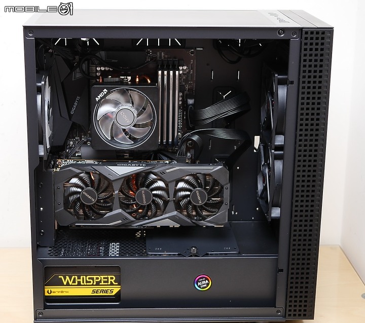 點我看大圖 車用防爆膜加持 BitFenix 火鳥 DAWN TG 黎明至尊 ATX 開箱
